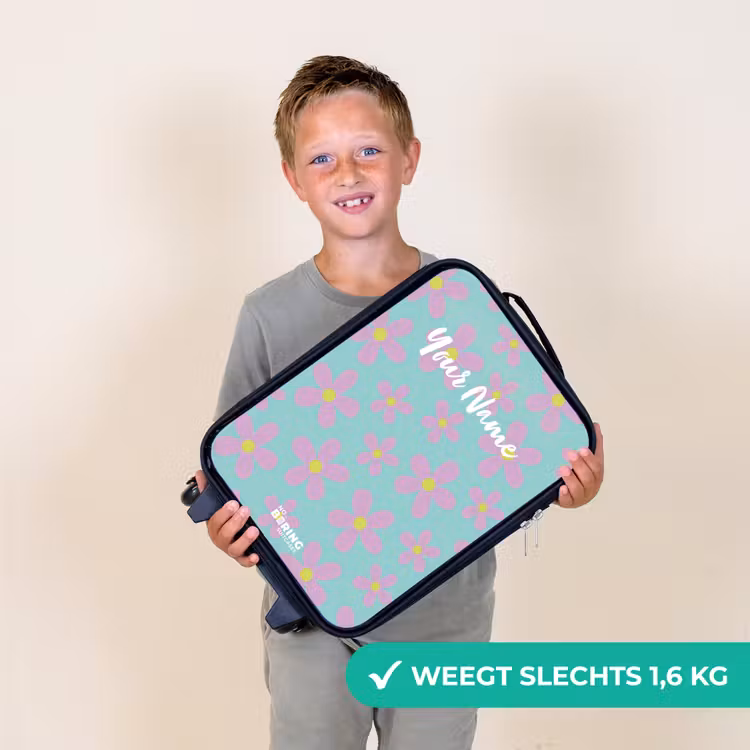 Madeliefjesmania mint Kinderkoffer - Zwart klein -sfeer4_NL