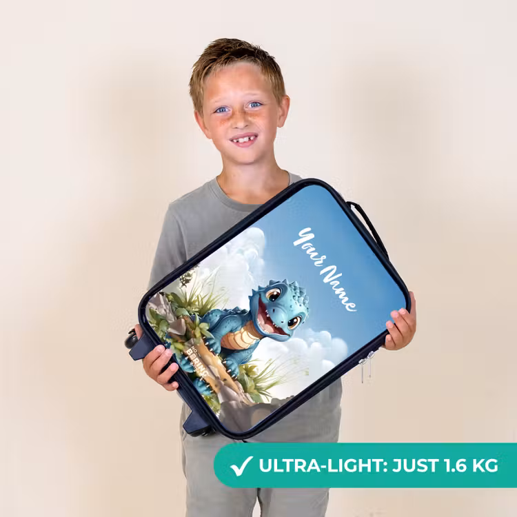 Darius Dino Kinderkoffer - Zwart klein -sfeer4_UK