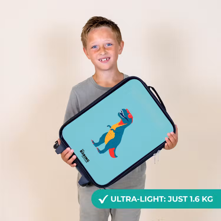 Dino - Dier - Zonnebril Kinderkoffer - Zwart klein -sfeer4_UK