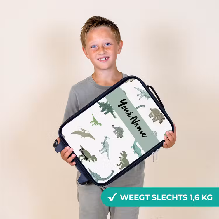 Dino Dynastie Kinderkoffer - Zwart klein -sfeer4_NL