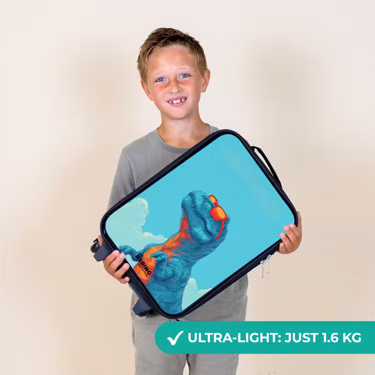 Dino - Zonnebril - Blauw Kinderkoffer - Zwart klein -sfeer4_UK