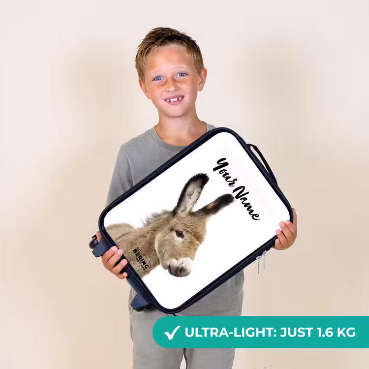 Eddy Ezel Kinderkoffer - Zwart klein -sfeer4_UK