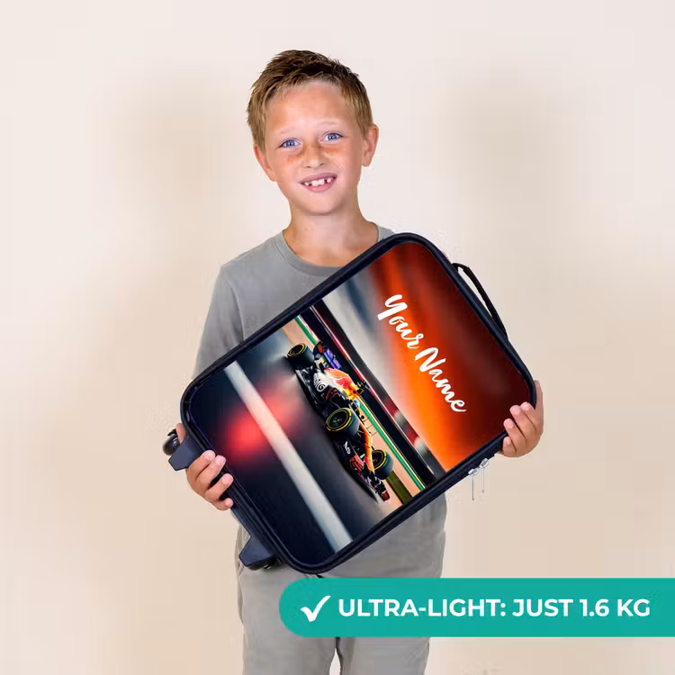 Furious F1 Kinderkoffer - Zwart klein -sfeer4_UK