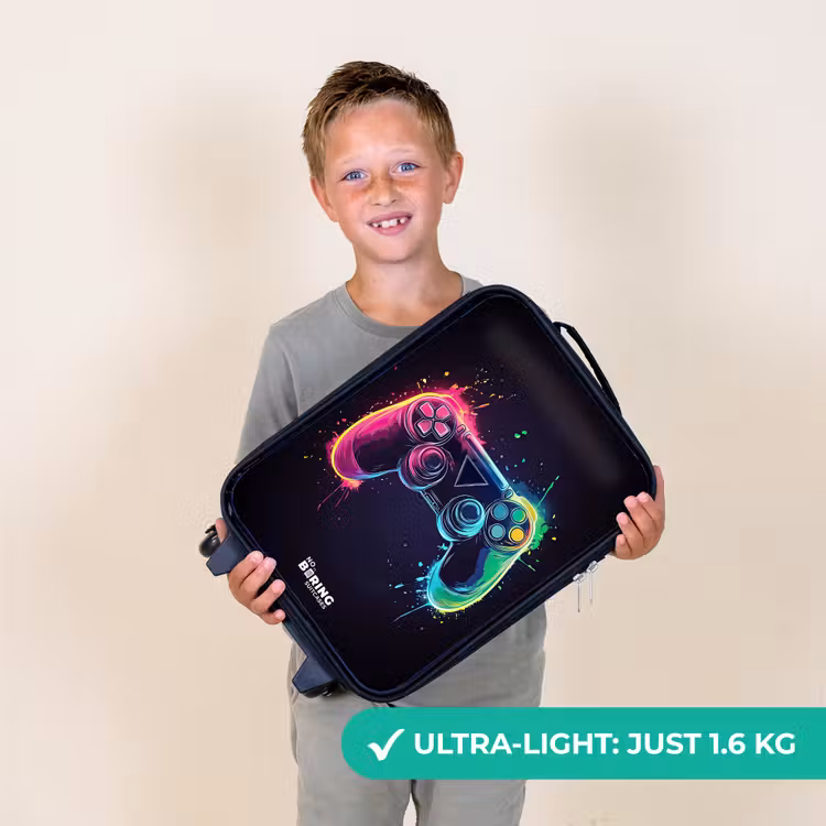 Game - Controller - Kleurrijk Kinderkoffer - Zwart klein -sfeer4_UK