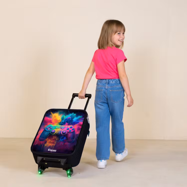 Game - Controller - Kleurrijk - Explosie Kinderkoffer - Zwart klein -sfeer1