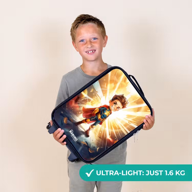 Gerard goldstar Kinderkoffer - Zwart klein -sfeer4_UK