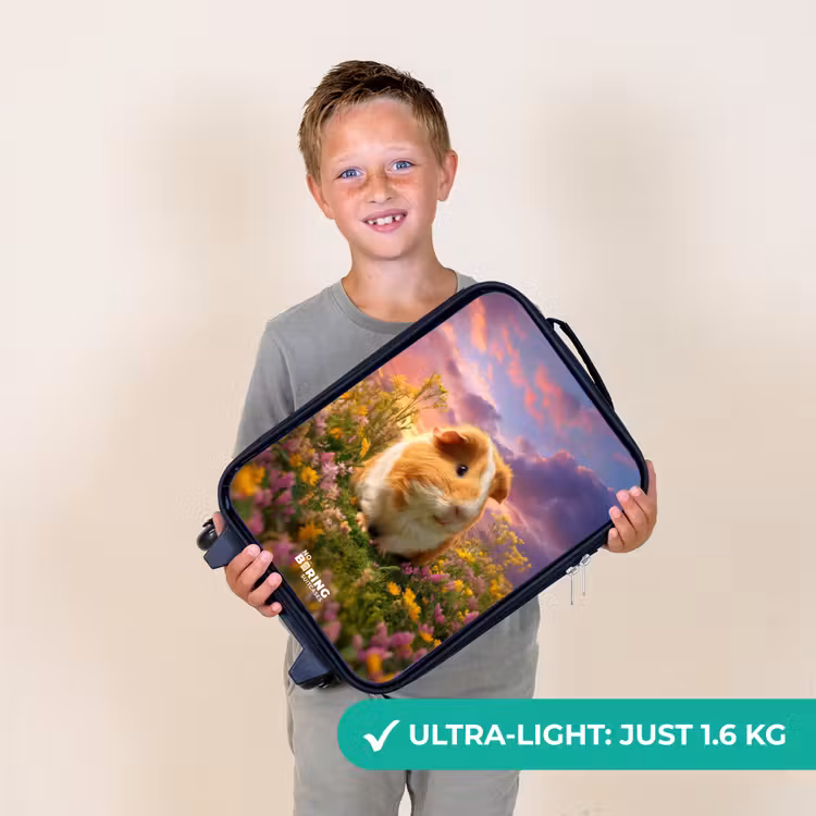 Cavia - Natuur - Dier Kinderkoffer - Zwart klein -sfeer4_UK