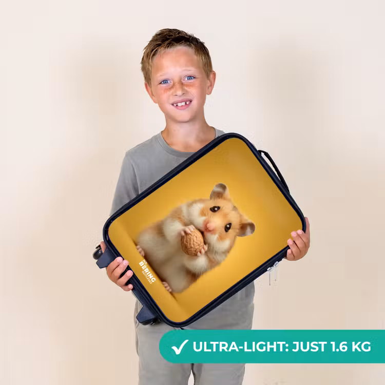 Hamster - Walnoot - Dier Kinderkoffer - Zwart klein -sfeer4_UK