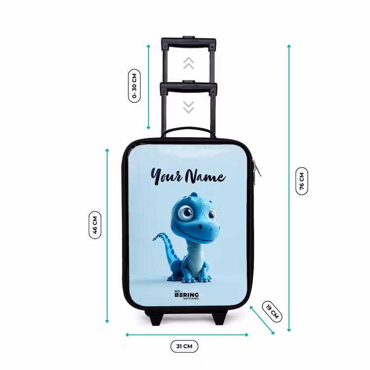 Blije Bronto Kinderkoffer - Zwart klein -productfoto_formaten