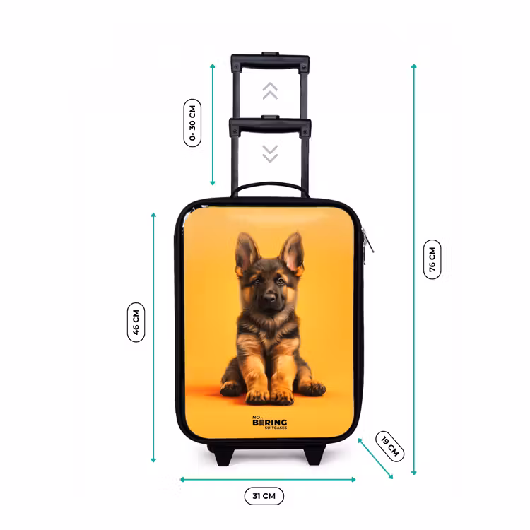 Hein herder Kinderkoffer - Zwart klein -productfoto_formaten