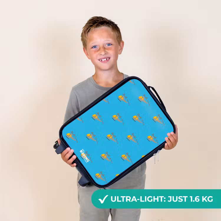 Helikopter heibel Kinderkoffer - Zwart klein -sfeer4_UK