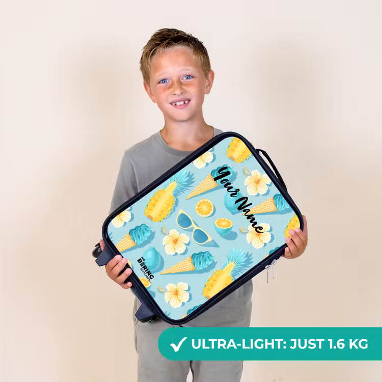 Ibiza icecream Kinderkoffer - Zwart klein -sfeer4_UK