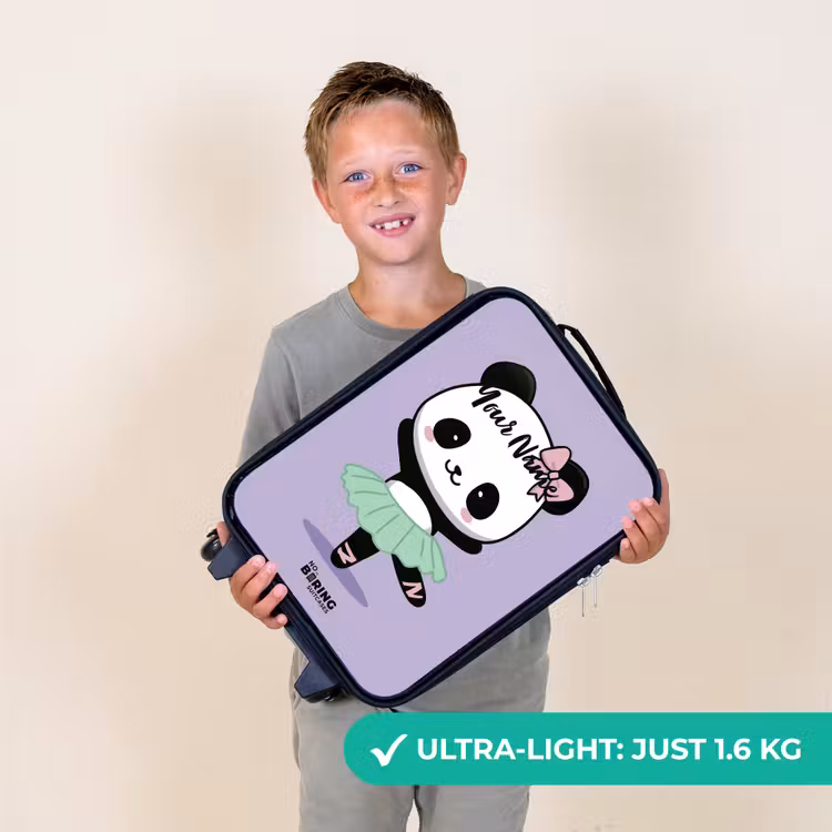 Kawai - Ballet - Panda Kinderkoffer - Zwart klein -sfeer4_UK