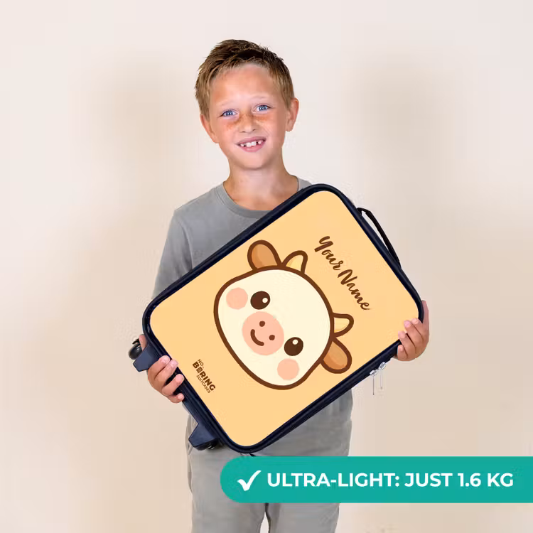 Kawai - Koe - Bruin Kinderkoffer - Zwart klein -sfeer4_UK