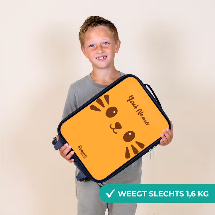 Kawai - Tijger - Oranje Kinderkoffer - Zwart klein -sfeer4_NL