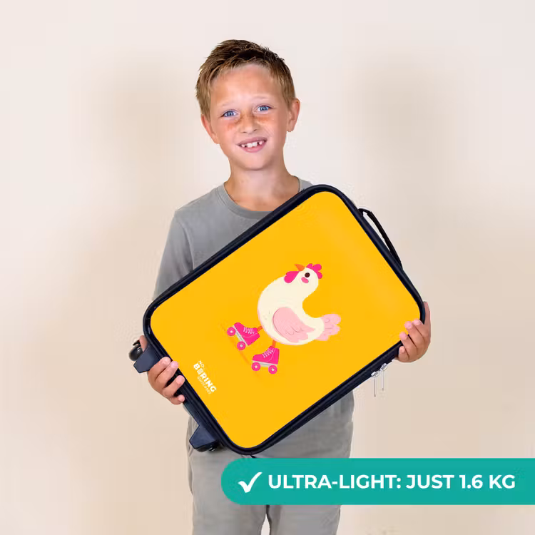 Kip - Rolschaatsen - Geel Kinderkoffer - Zwart klein -sfeer4_UK