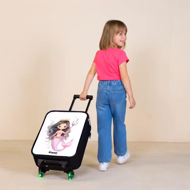 Kyra koraalprinses Kinderkoffer - Zwart klein -sfeer1