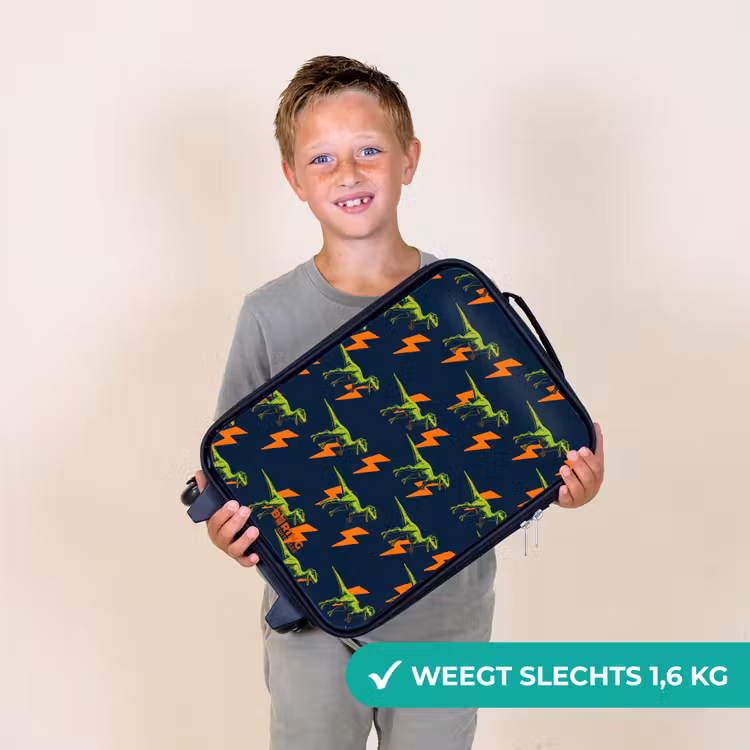 Bliksemsnelle raptors Kinderkoffer - Zwart klein -sfeer4_NL