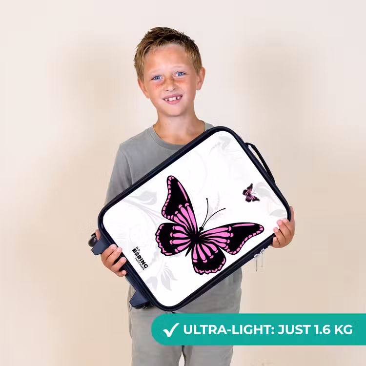Magenta monarch Kinderkoffer - Zwart klein -sfeer4_UK