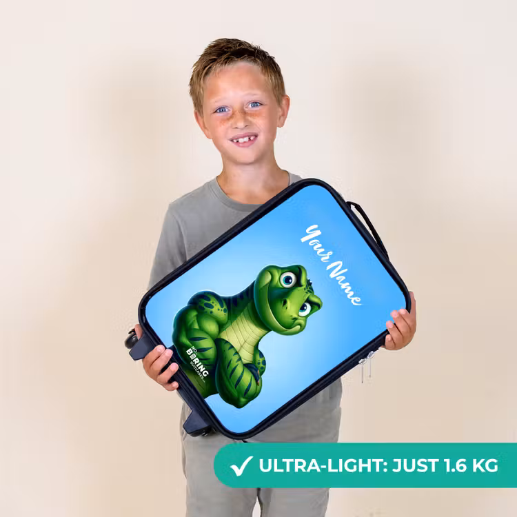 Spierbundelsaurus Kinderkoffer - Zwart klein -sfeer4_UK