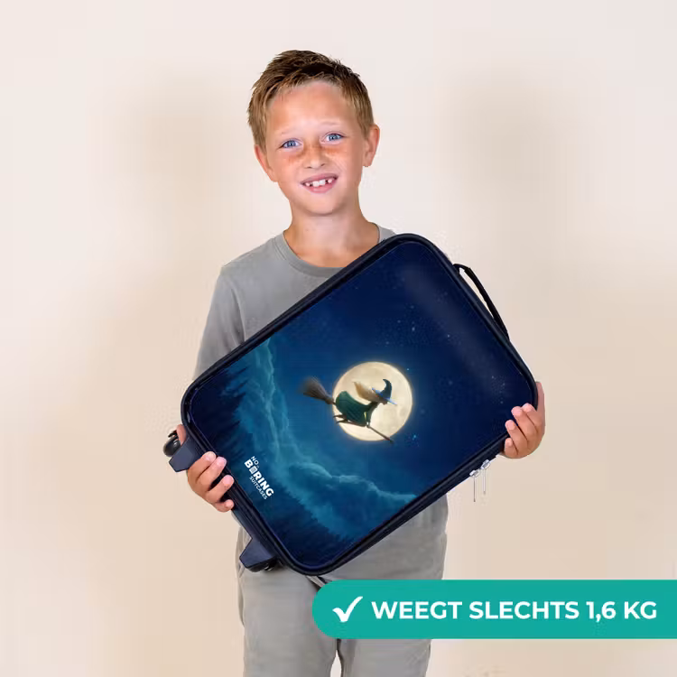 Nachtelijke Vlucht over het Woud Kinderkoffer - Zwart klein -sfeer4_NL