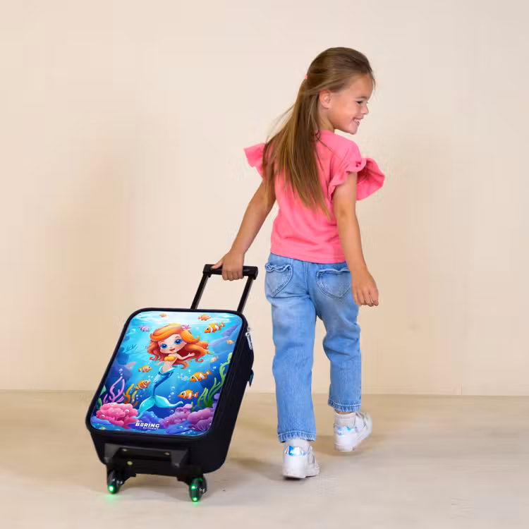 Olivia onderwater Kinderkoffer - Zwart klein -sfeer1
