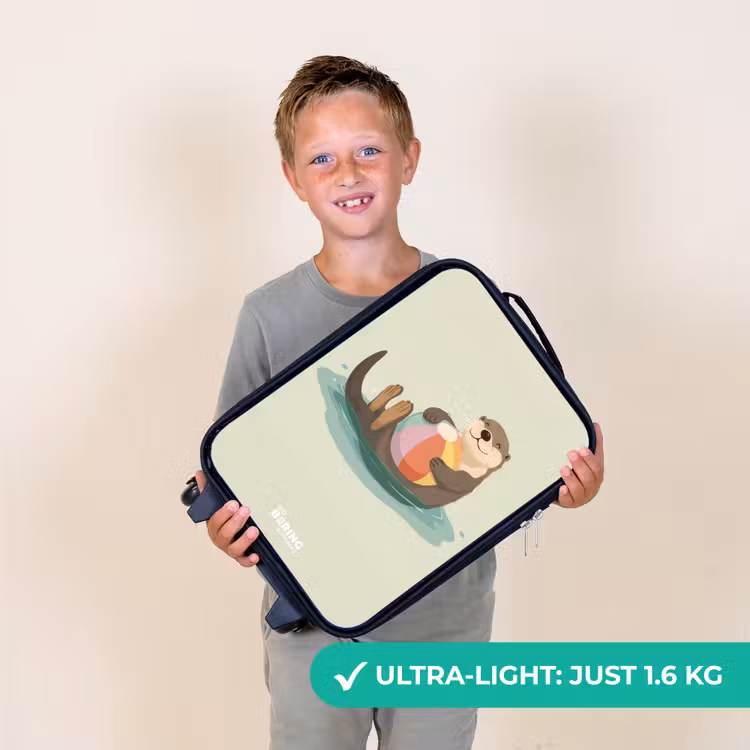 Otter - Strandbal - Water Kinderkoffer - Zwart klein -sfeer4_UK