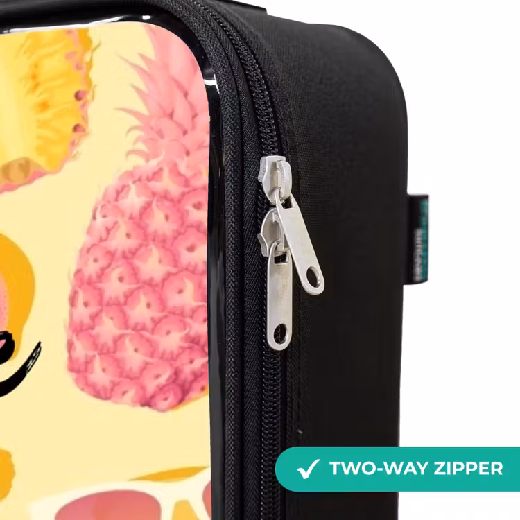 Pina colada Kinderkoffer - Zwart klein -rits_UK