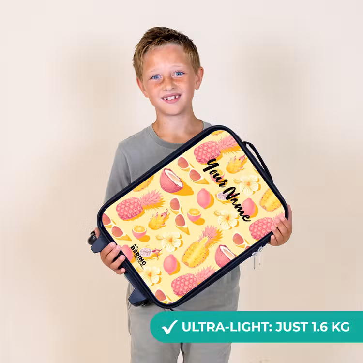 Pina colada Kinderkoffer - Zwart klein -sfeer4_UK