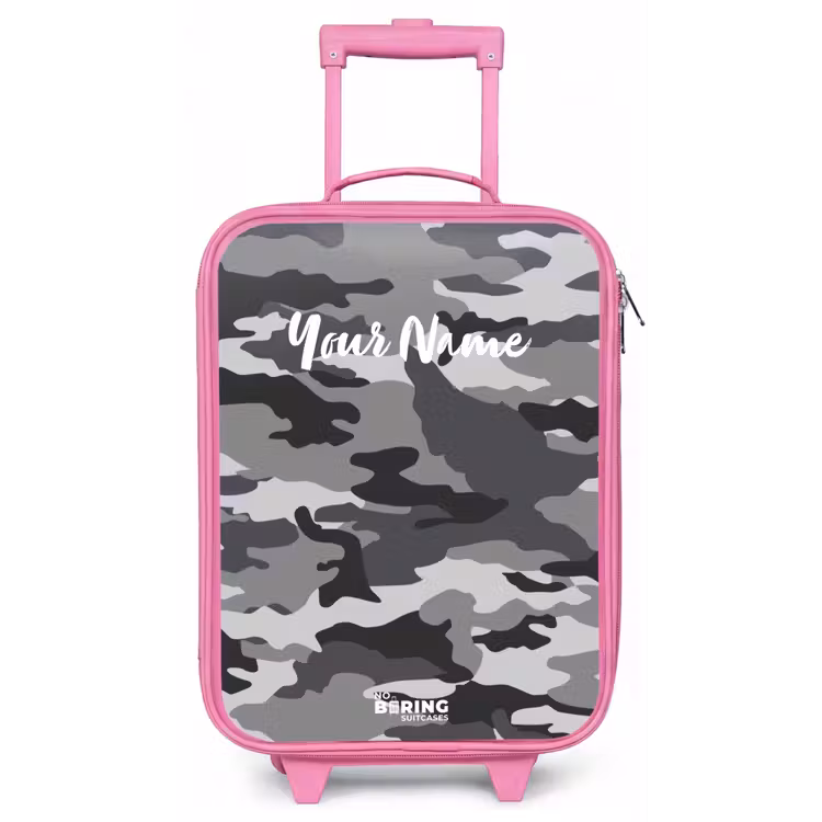 Camogrijs Kinderkoffer - Roze klein -zz3dotto