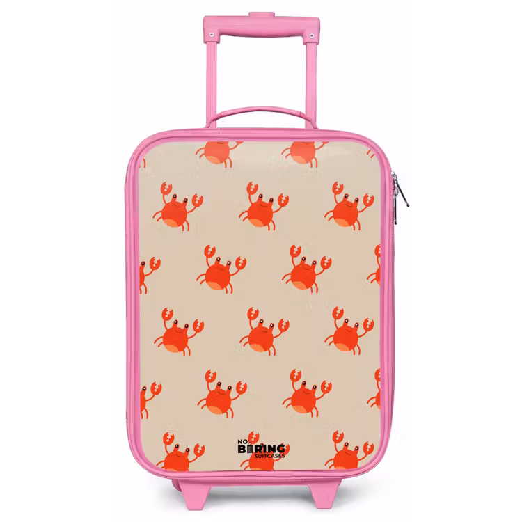 Krabbenkwestie Kinderkoffer - Roze klein -zz3dotto