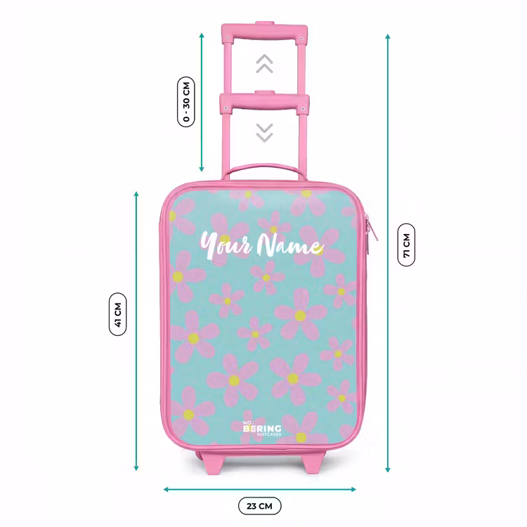 Madeliefjesmania mint Kinderkoffer - Roze klein -productfoto_formaten
