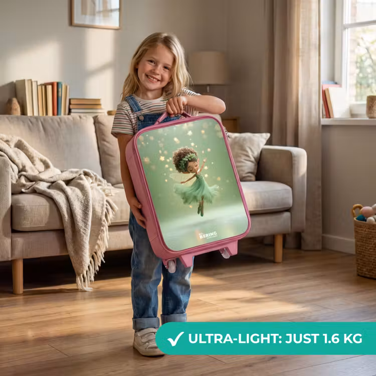 Dansende fee in groen licht Kinderkoffer - Roze klein -sfeer2_EN