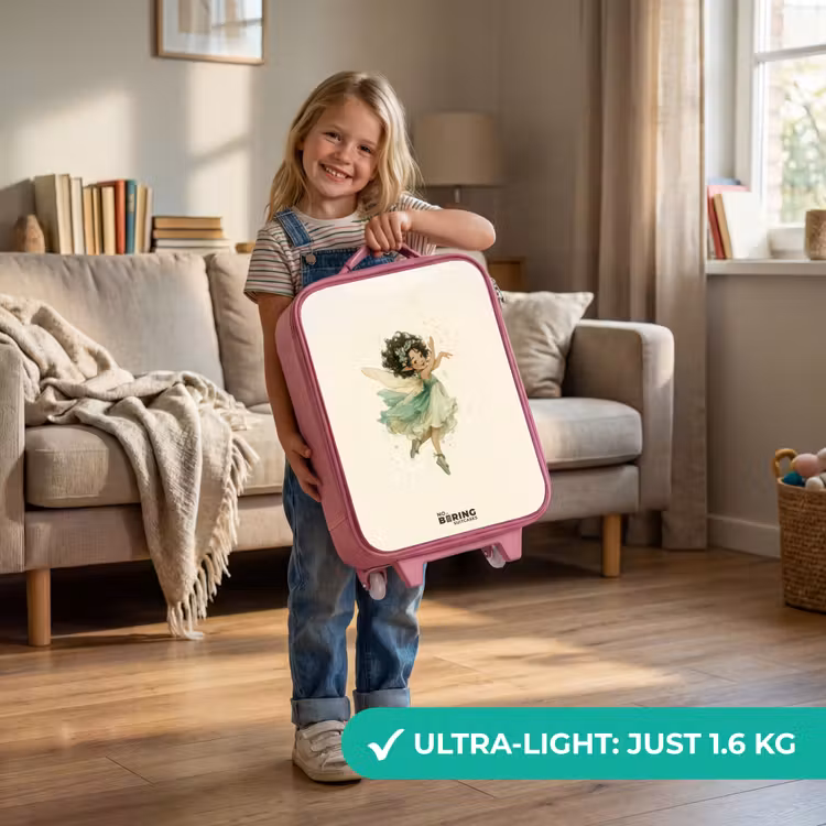 Dansende bosfee Kinderkoffer - Roze klein -sfeer2_EN