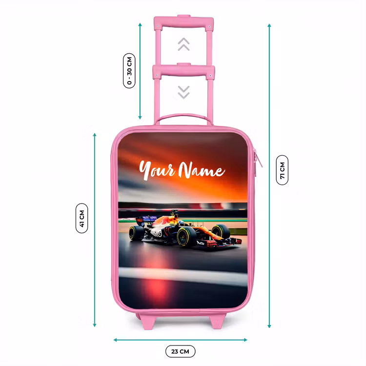 Furious F1 Kinderkoffer - Roze klein -productfoto_formaten