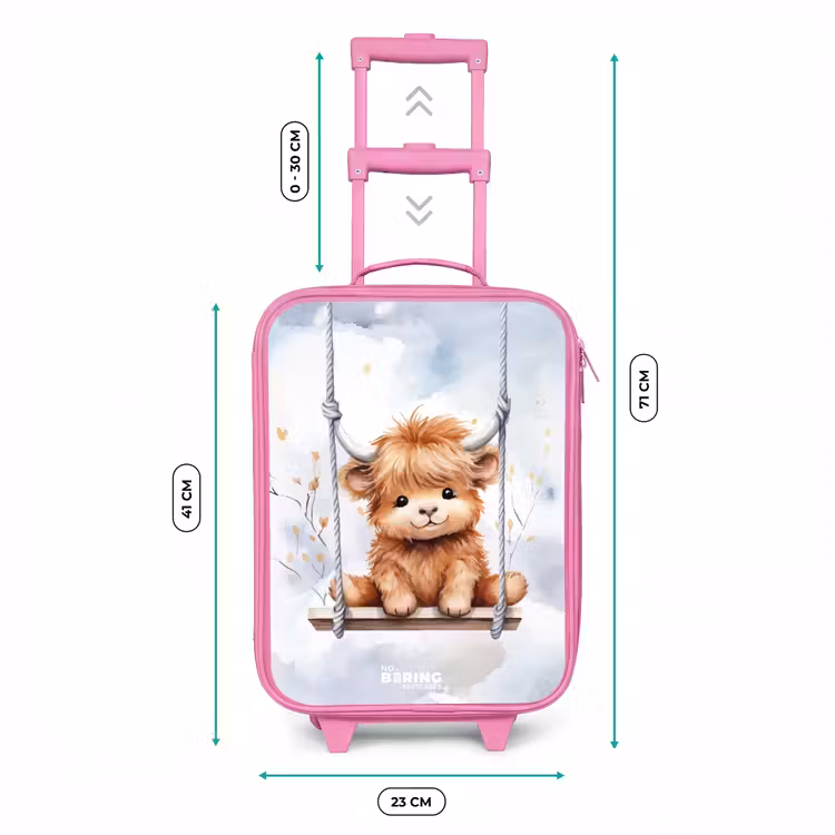 Hennie hooglander Kinderkoffer - Roze klein -productfoto_formaten