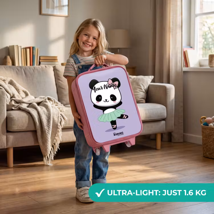 Kawai - Ballet - Panda Kinderkoffer - Roze klein -sfeer2_EN