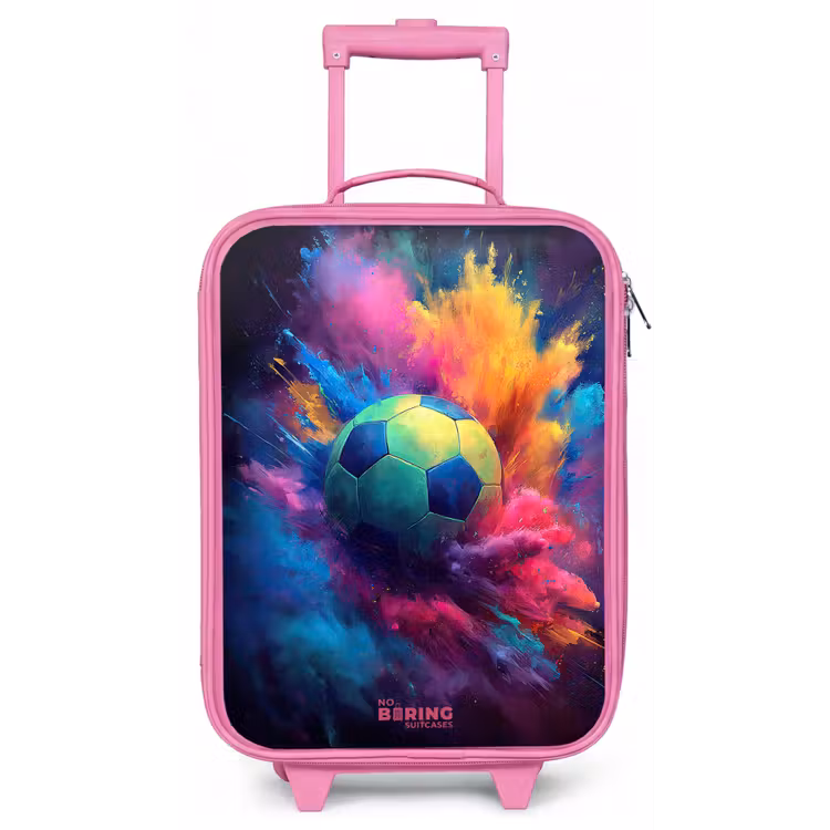 Neon - Bal - Kleurrijk Kinderkoffer - Roze klein -zz3dotto