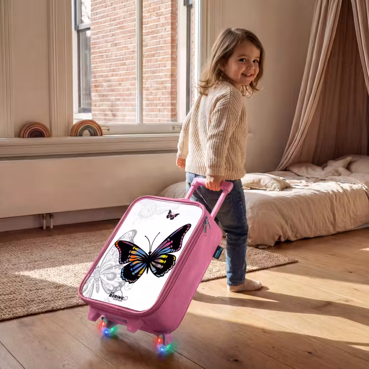 Petal papillon Kinderkoffer - Roze klein -sfeer1