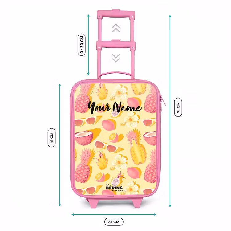 Pina colada Kinderkoffer - Roze klein -productfoto_formaten