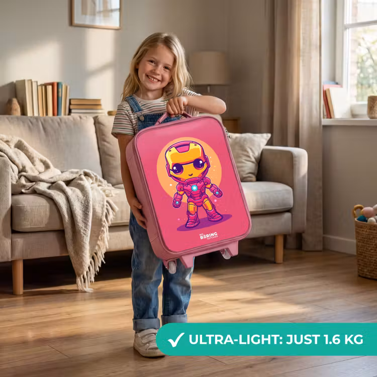 Roze ranger Kinderkoffer - Roze klein -sfeer2_EN