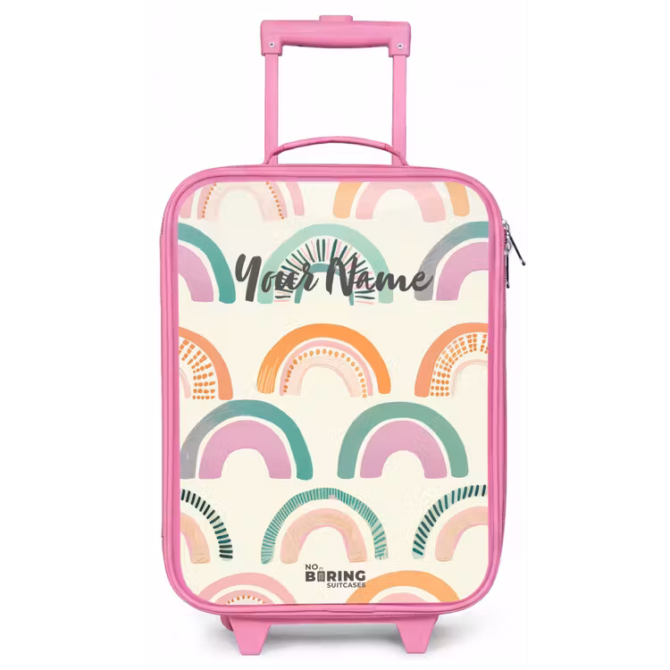 Regenbogen Kinderkoffer - Roze klein -zz3dotto