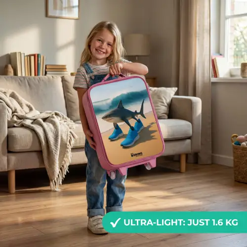 Tralalero tralala Kinderkoffer - Roze klein -sfeer2_EN