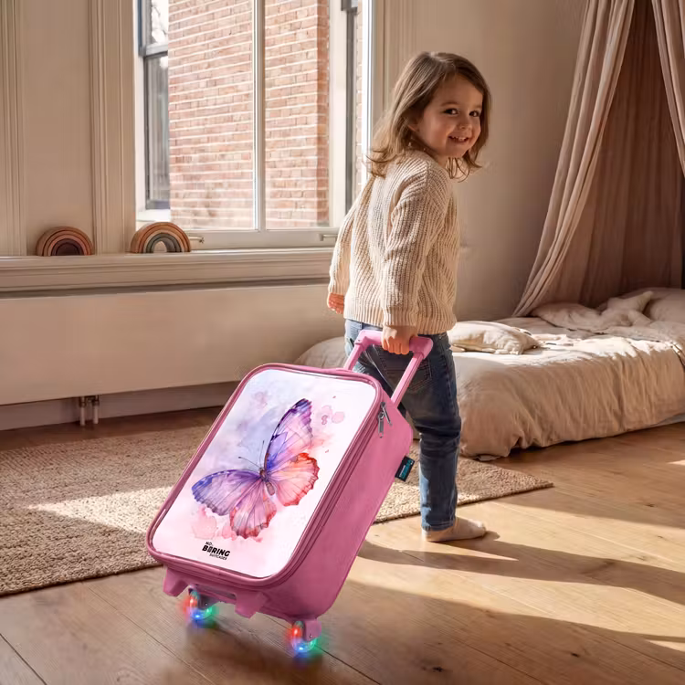 Aquarel aurora Kinderkoffer - Roze klein -sfeer1