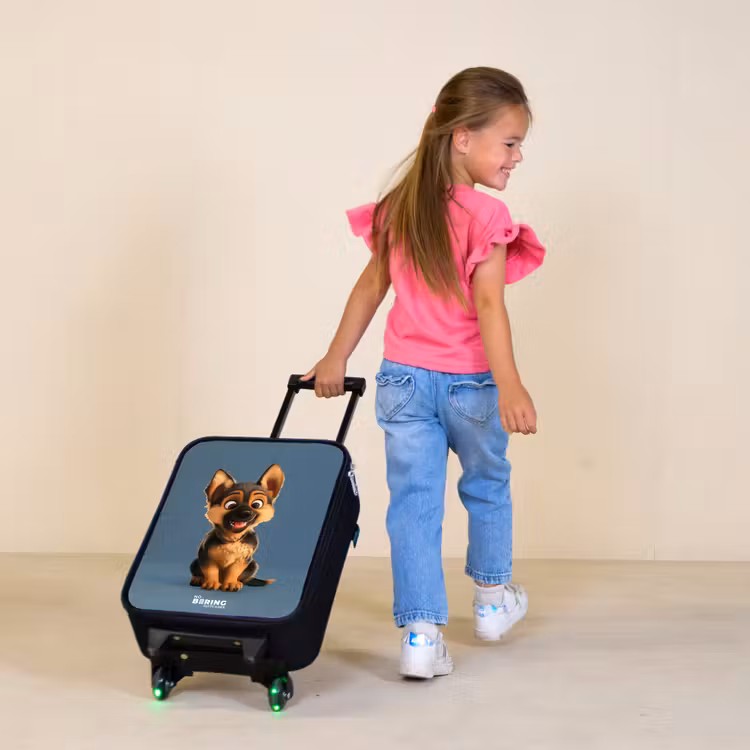 Hylke herder Kinderkoffer - Zwart klein -sfeer1