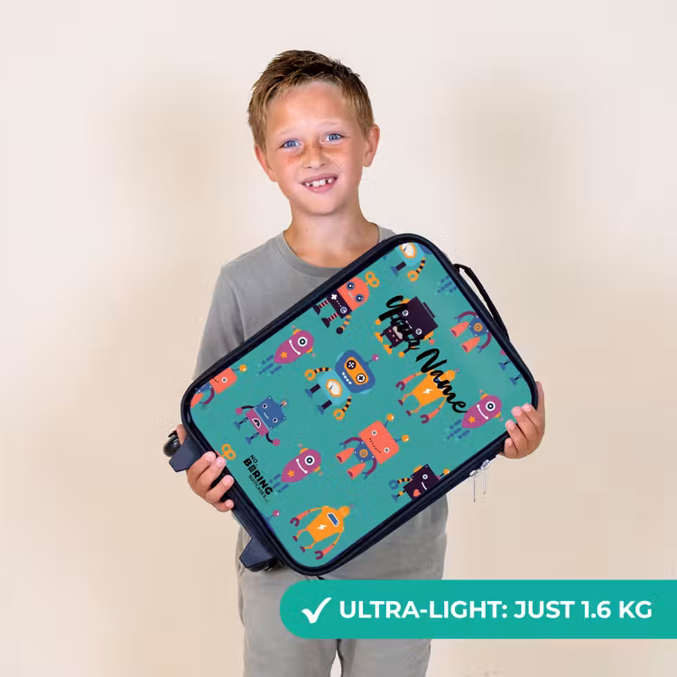 Robo rave Kinderkoffer - Zwart klein -sfeer4_UK