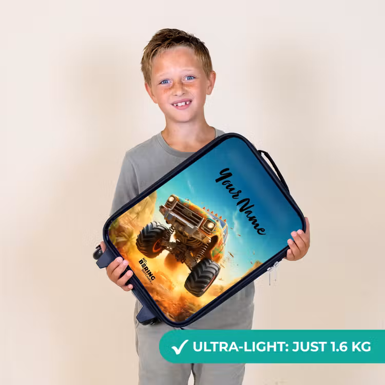 Zandsloper Kinderkoffer - Zwart klein -sfeer4_UK