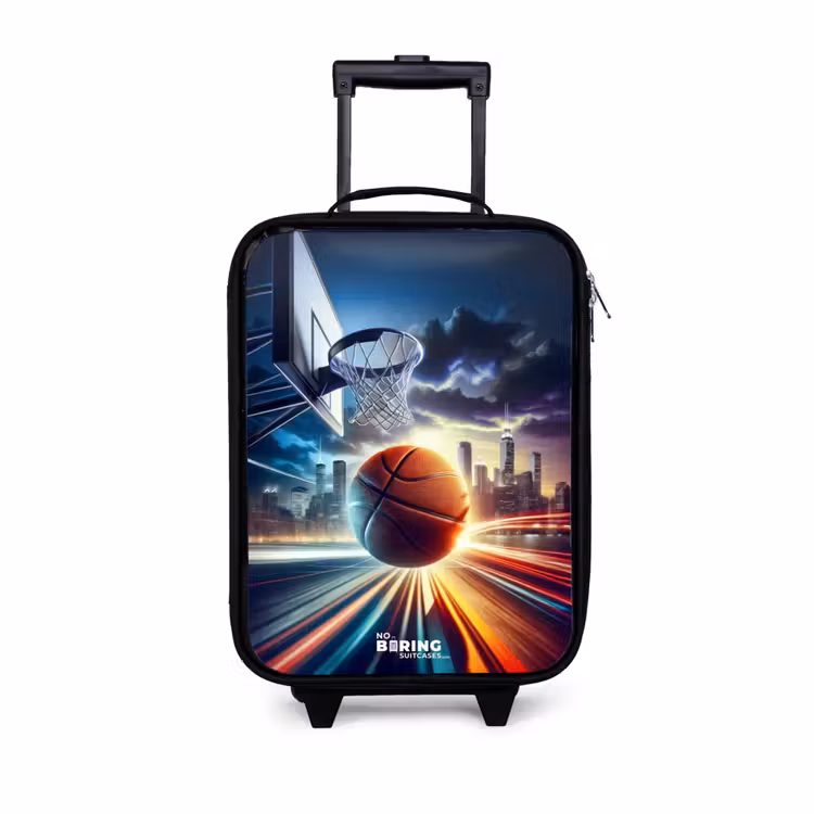 Slam dunk Kinderkoffer - Zwart klein -3d
