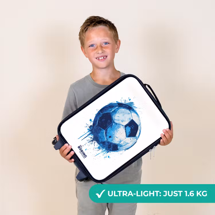 Voetbal - Inktspatten - Blauw - Bal Kinderkoffer - Zwart klein -sfeer4_UK