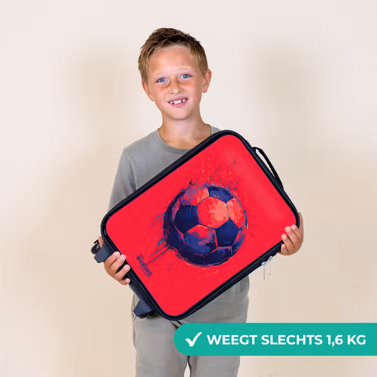 Voetbal - Verf - Blauw - Rood Kinderkoffer - Zwart klein -sfeer4_NL
